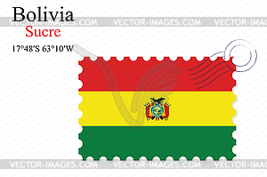 Bolivia stamp design - royalty-free vector image