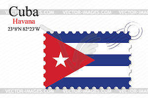 Cuba stamp design - vector image