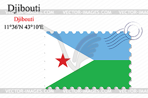 Джибути печать дизайн - клипарт в векторе / векторное изображение