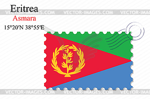 Eritrea stamp design - vector image
