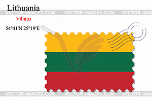 Lithuania stamp design - vector image