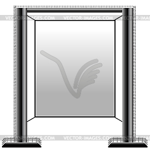 Billboard for commercial - royalty-free vector clipart