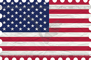 United states of america stamp - vector image