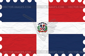 Dominican republic stamp - stock vector clipart