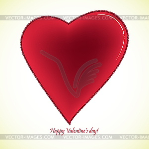 Happy valentines day card - vector clipart