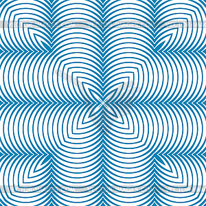 Stripy curved pattern - vector image