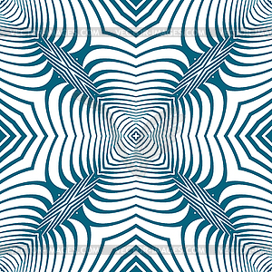 Stripy twisted curved texture - vector clipart