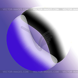 Blue and black - vector clip art