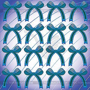 Blue ribbon pattern - vector clipart