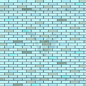 Blue seamless bricks wall - vector clipart