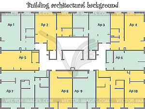 Building architectural background - vector clipart / vector image