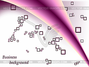 Business purple squares background - vector clip art