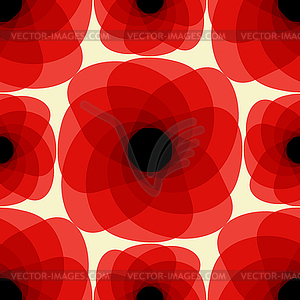 Poppy texture - vector image