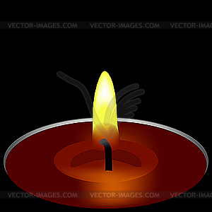 Candle - vector image