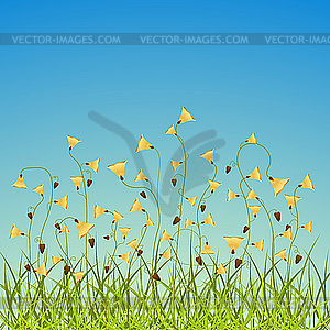 Spring flowers - vector clipart