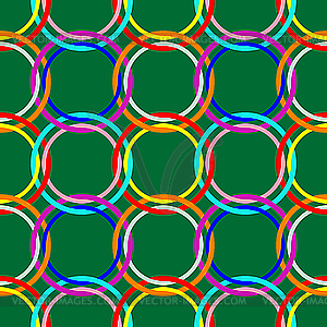 Circles seamless pattern - vector clip art