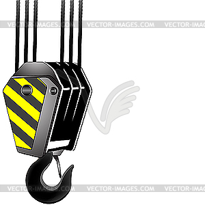 Crane hook - vector clip art