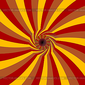 Curved rays pattern - vector clipart