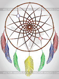 Dream catcher - royalty-free vector clipart