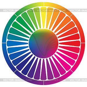 Abstract color palette - vector clipart