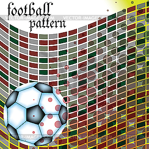 Football abstract pattern - vector image