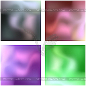 Four abstract backgrounds against white - vector image