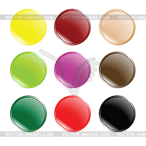 Futuristic web buttons 2 - vector image