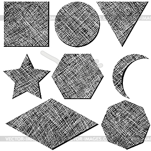 Geometric stripes - vector clipart / vector image