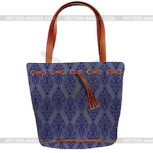 Girl bag agaist white - vector clipart / vector image