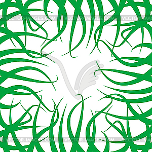 Grass frame - vector clip art