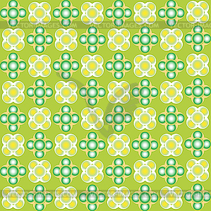 Green bubbles seamless texture - royalty-free vector clipart