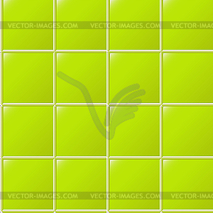 Green ceramics seamless pattern - vector image