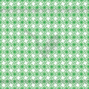 Green floral fabric - color vector clipart