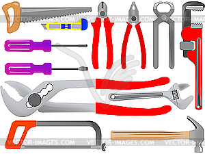 Hand tools - vector image