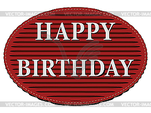 Happy birthday - vector image