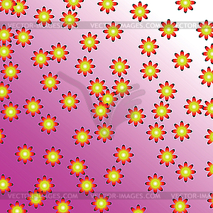 Little flowers - vector image