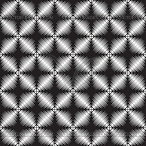 Metallic geometric seamless texture - vector clipart