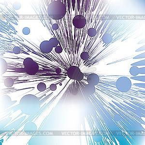 Meteor shower - stock vector clipart