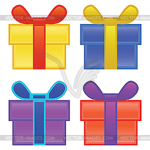 Коробки-подарки - изображение в формате EPS