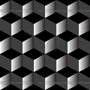 Psychedelic pattern mixed black - vector clipart