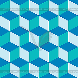 Psychedelic pattern mixed blue - vector image