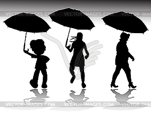 Rainy day - vector image