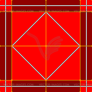 Красный отделочный материал типа керамической плитки - клипарт в векторном виде