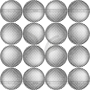 Seamless disco pattern - vector image