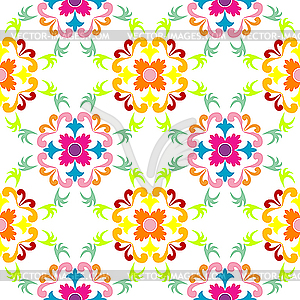 Seamless floral pattern 3 - vector image