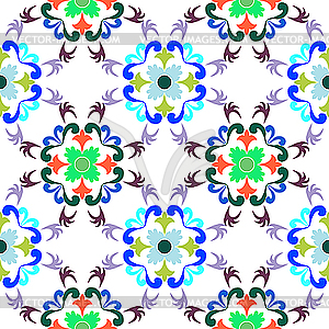 Seamless floral pattern 4 - vector EPS clipart