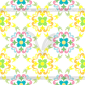 Seamless floral pattern - vector image