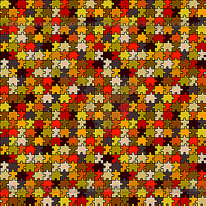 Seamless retro puzzle - vector image