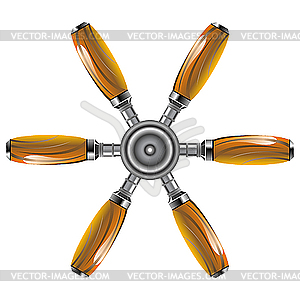 Ship wheel - vector clipart