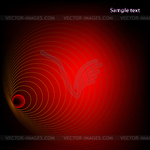 Spatial circles - vector image